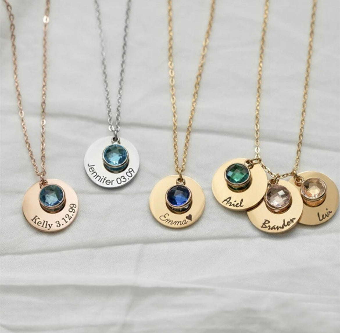 *Preorder* Personalized Name and Birthstone Necklace