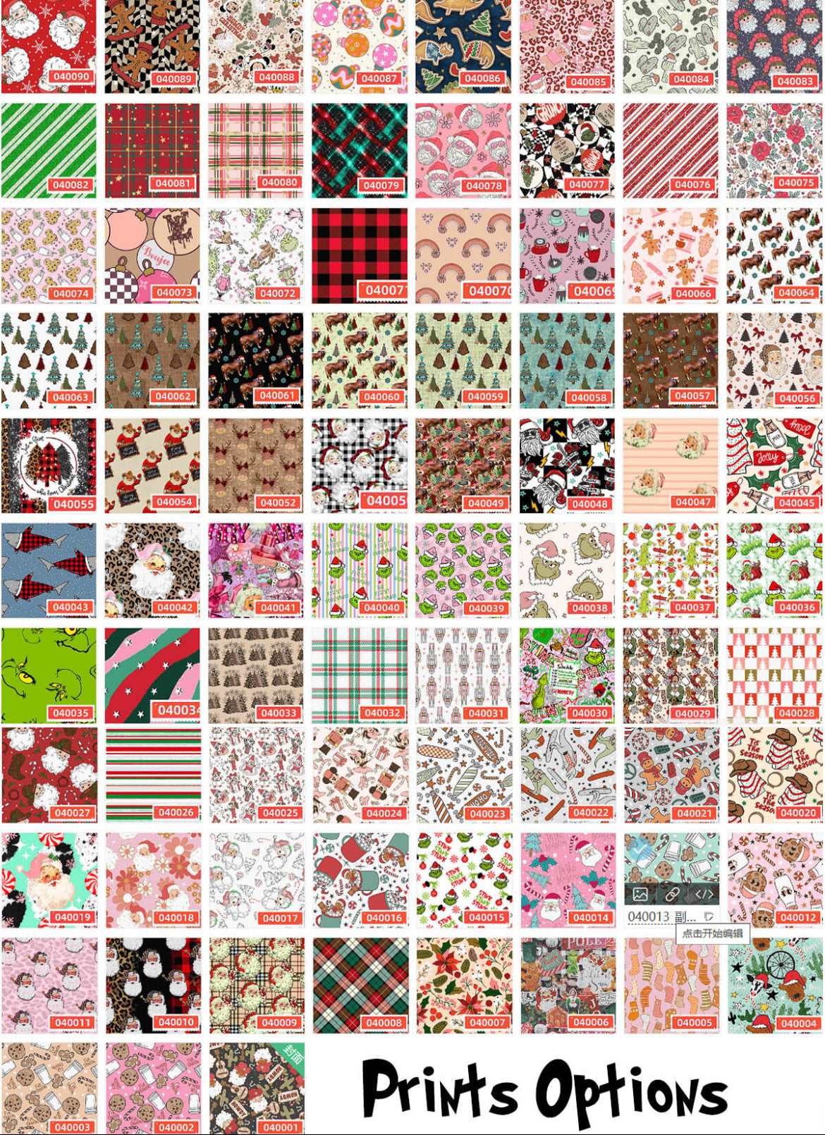 *Preorder* Personalized Name and Custom Print Stocking