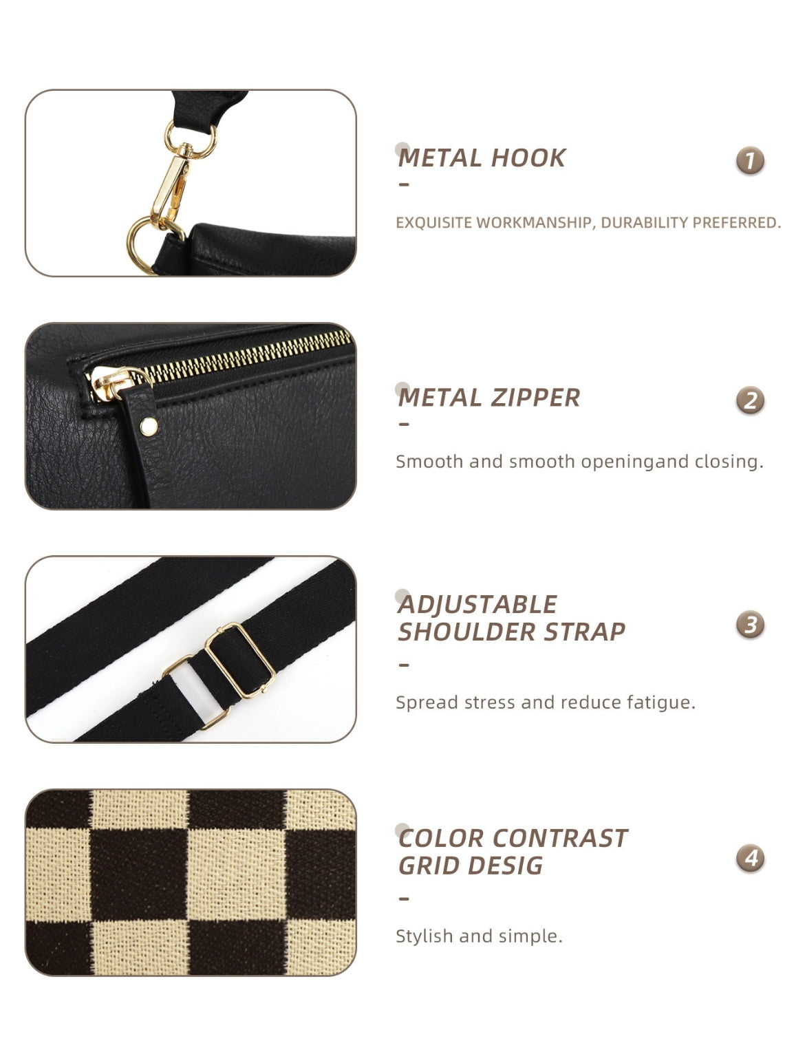 *Preorder* Women's Crossbody with Mini Purse (6 styles)