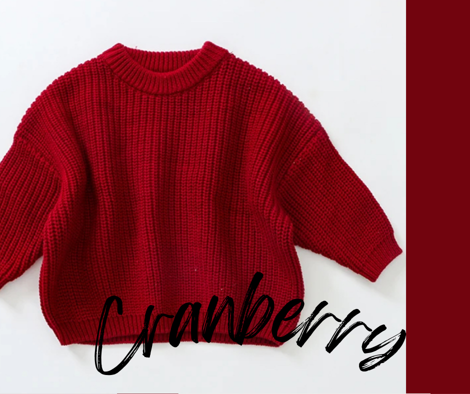 Baby Sweater Preorder 13 Different Colours to Choose from