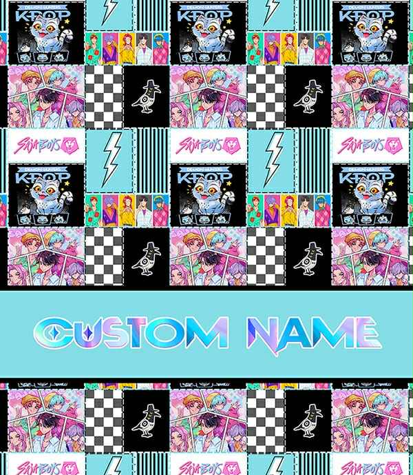 *Preorder* K-Pop Personalized Blankies