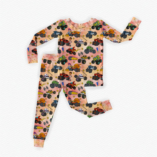 Theo's Blazin' Adventure Two Piece Pjs