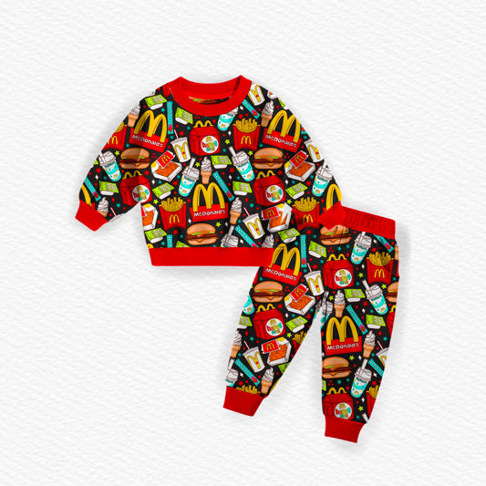 *Preorder* Mini Meal Children's Jogger Set (Bamboo blend)
