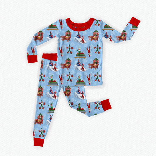 Elf Antics Two Piece Pjs