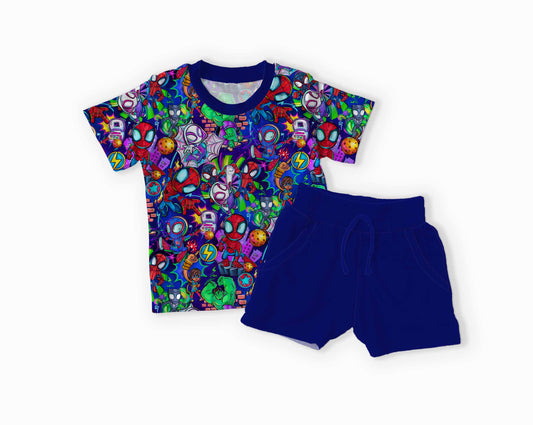 *Preorder* Spider Squad Short Set