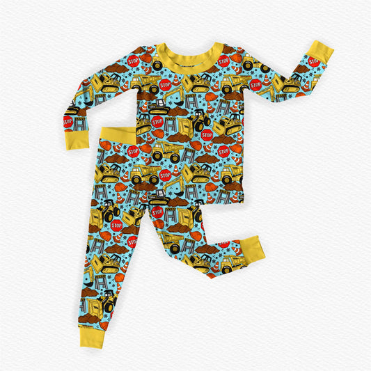 Mighty Diggers Two Piece pjs