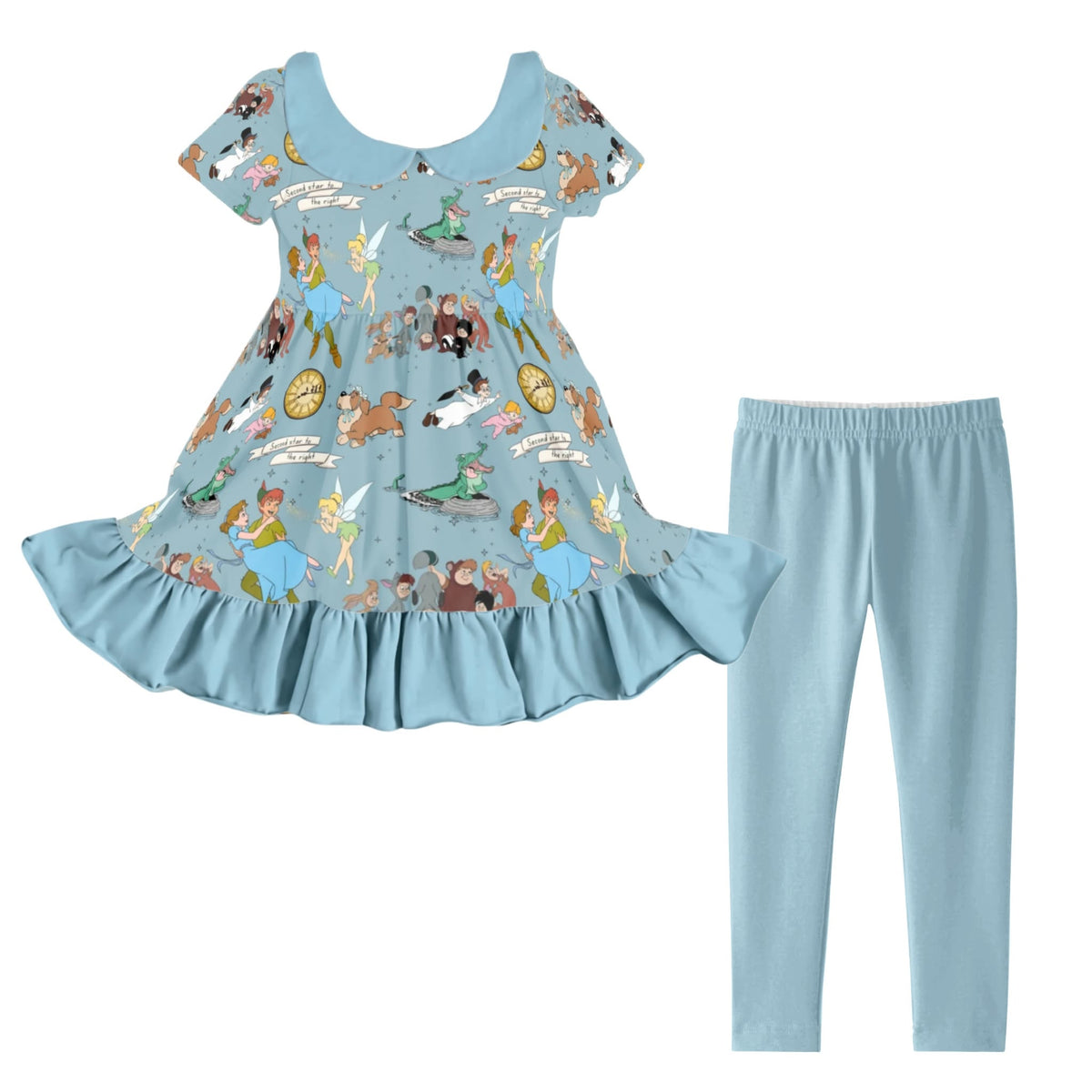Neverland Dreams Twirl Dress with leggings