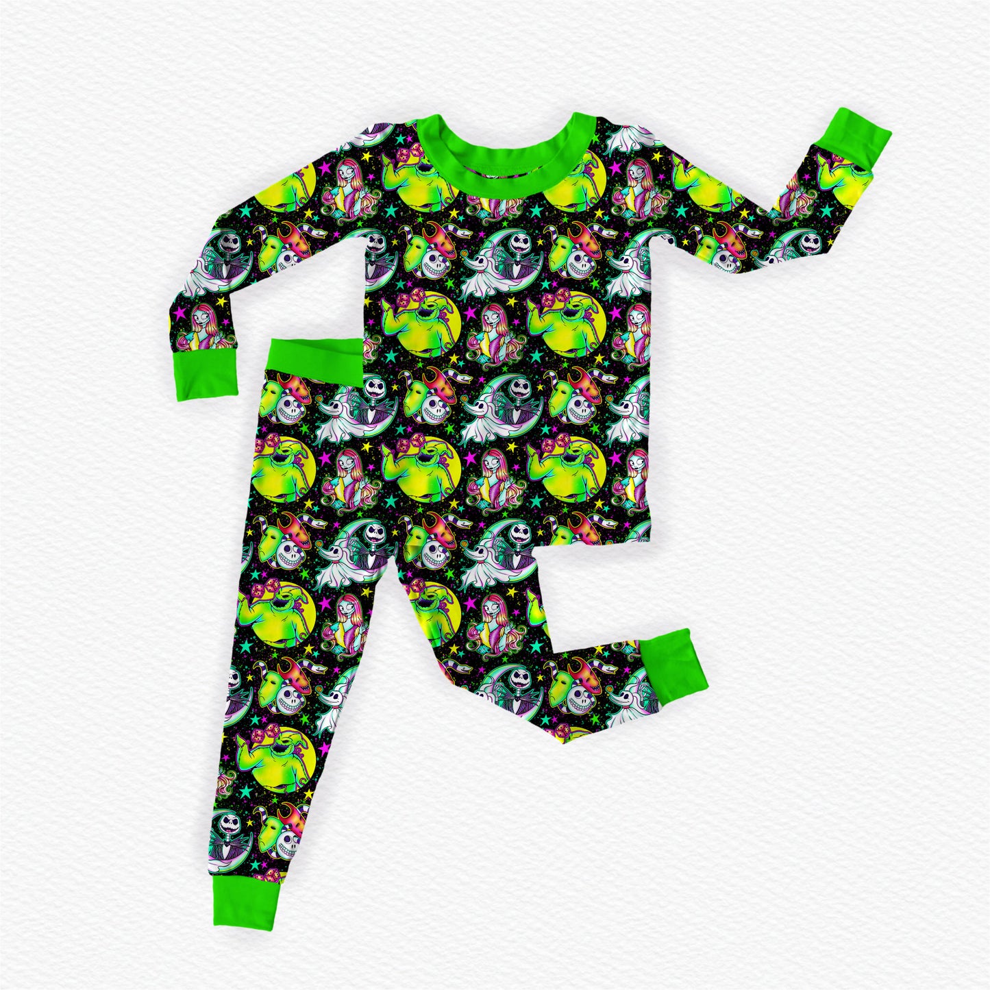 Neon Nightmare Two Piece pjs