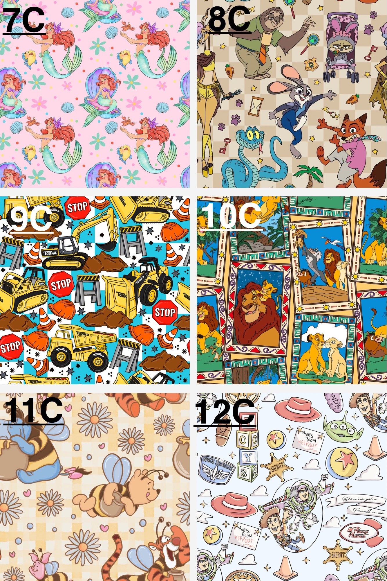 Printed Backpack Lunch Bag Pencil Case 3pcs Set (Name Optional)