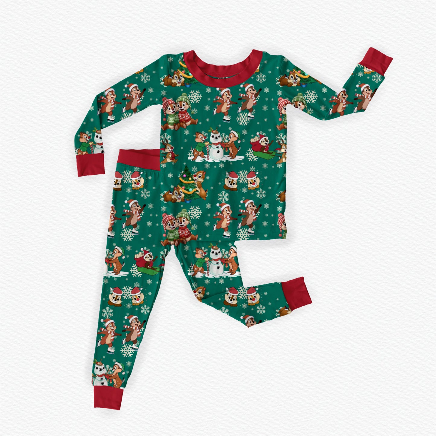 Snowy Shenanigans Two Piece Pjs