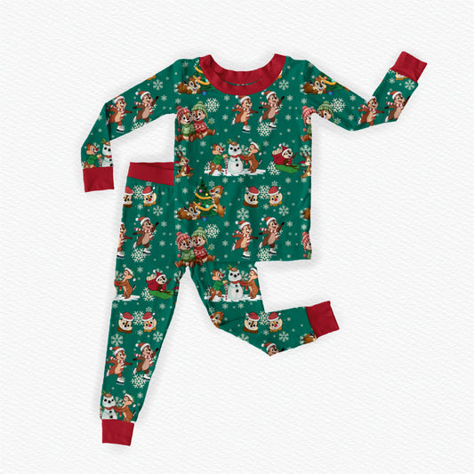 Snowy Shenanigans Two Piece Pjs