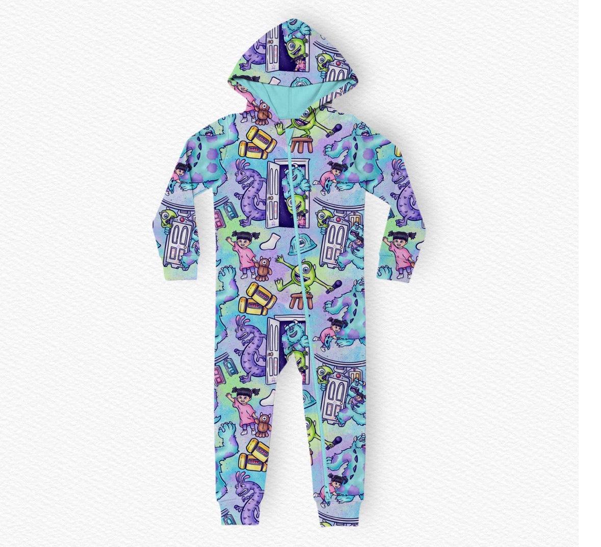 Scare Floor Hooded Romper