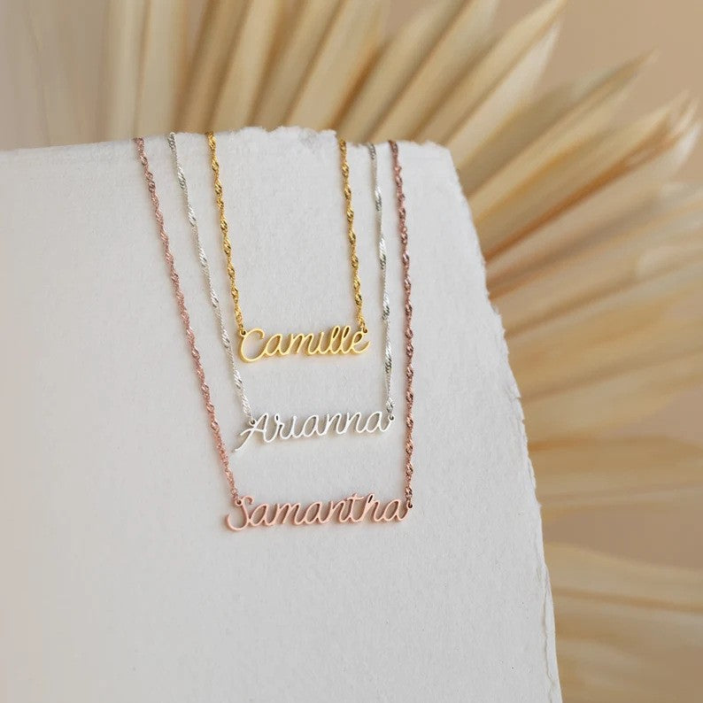*Preorder* Custom Name Necklaces