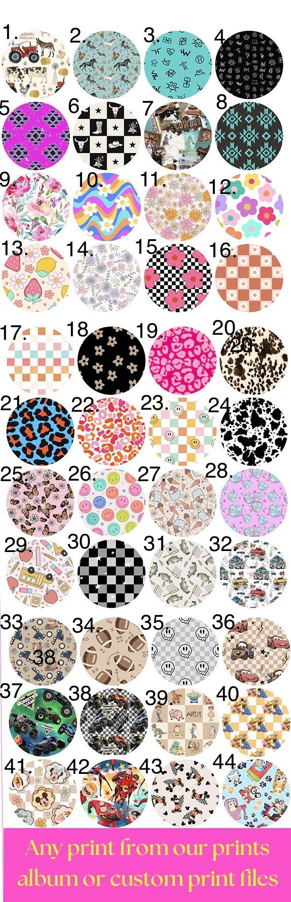 *Preorder* Printed Backpack Lunch Bag Pencil Case 3pcs Set (Name Optional)