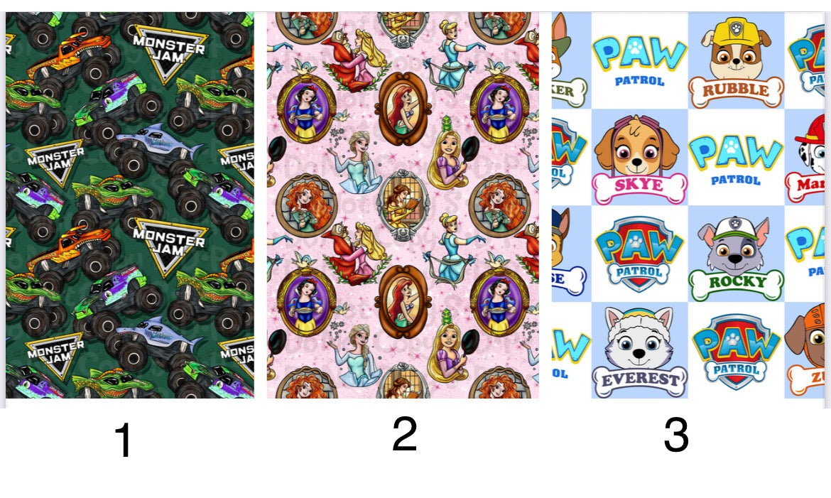 * Preorder * Two Piece Personalized Customize Jammies Fun Prints