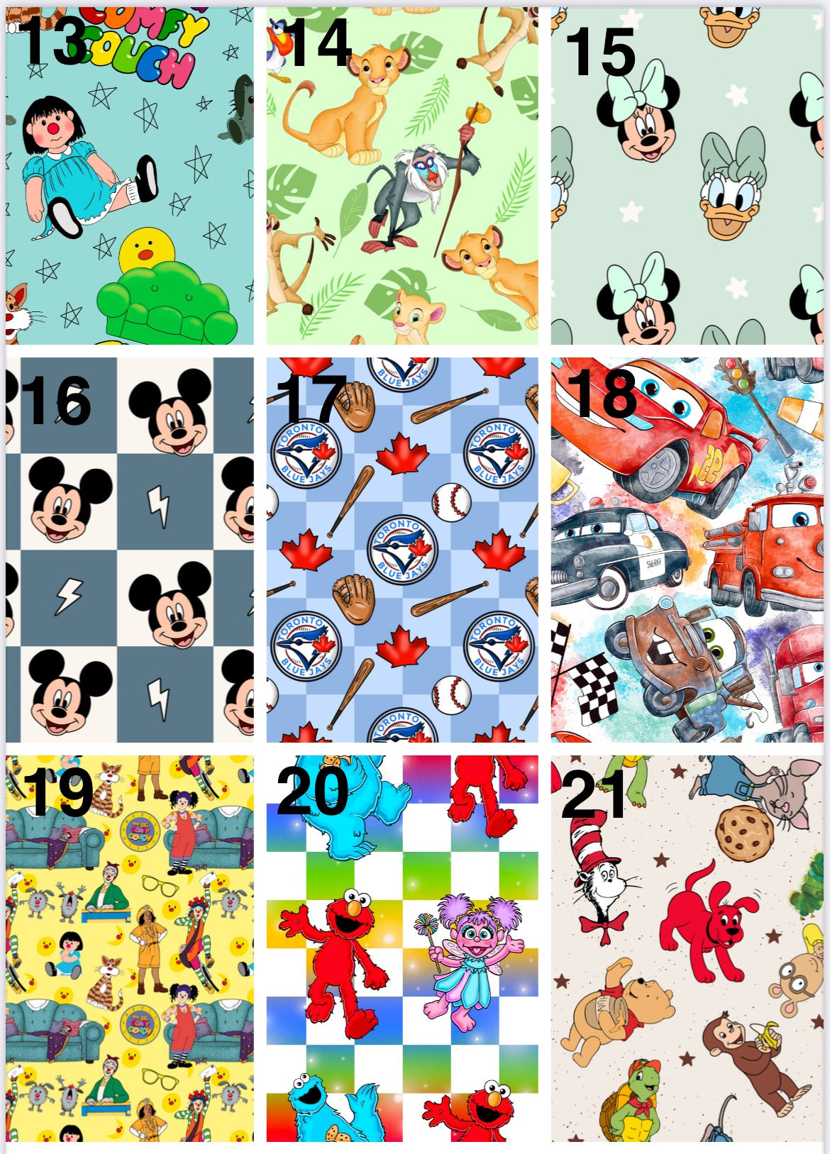 *Preorder* Custom Blankets  Fun Prints