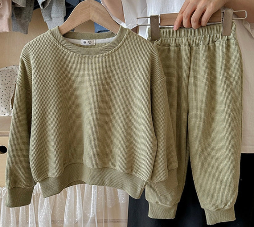 *Preorder* Waffle Cotton Sweat Siuts
