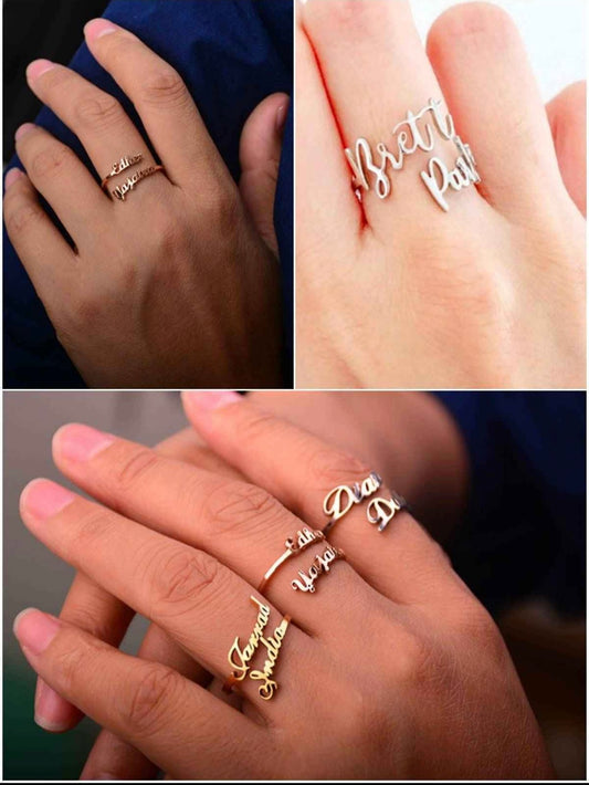 *Preorder* Personalized Name Rings