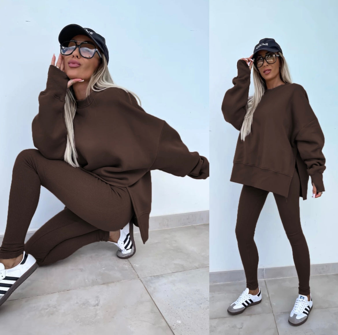 *preorder* Women's Crewneck and Tights Set (9 colours to choose)