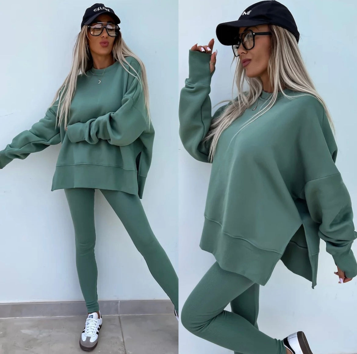 *preorder* Women's Crewneck and Tights Set (9 colours to choose)