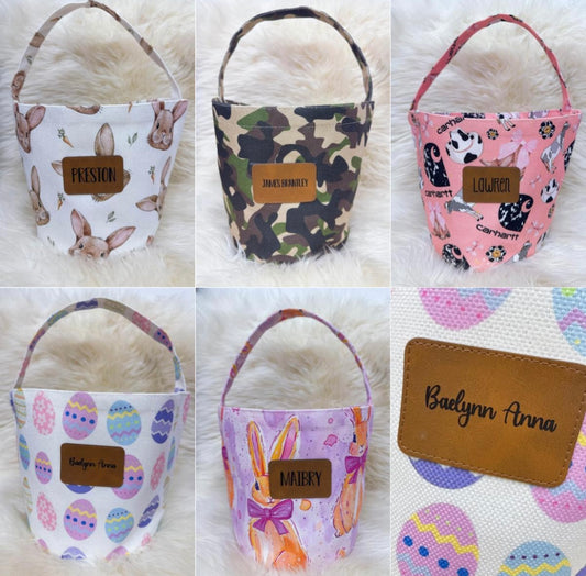 *Preorder* Personalized Name or Blank Easter Buckets