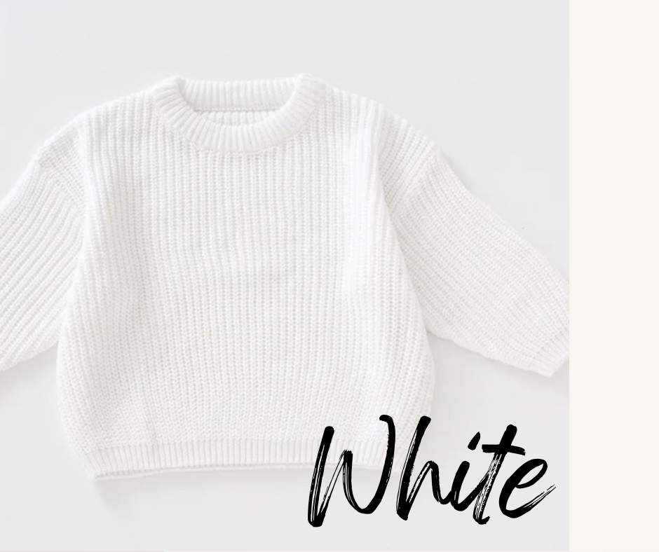 Baby Sweater Preorder 13 Different Colours to Choose from