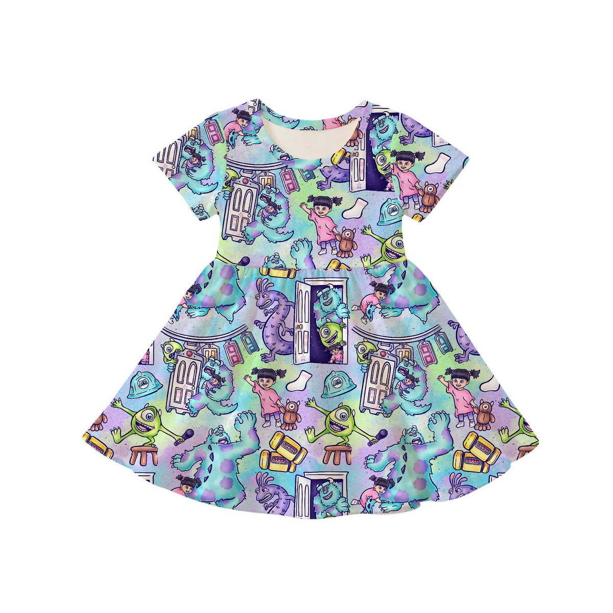 Scare Floor Twirl Dress