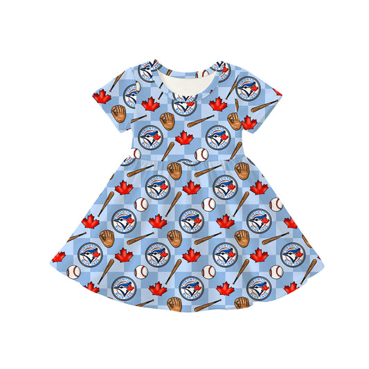 Baseball Twirl Dress