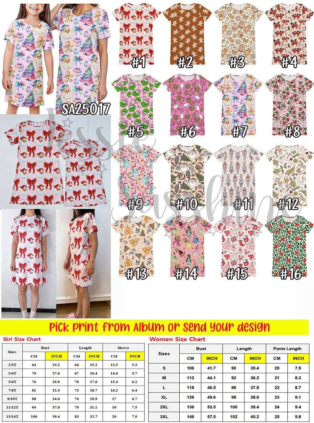 *Preorder* Custom Mom and Me T-shirt Dresses Adult Sizes