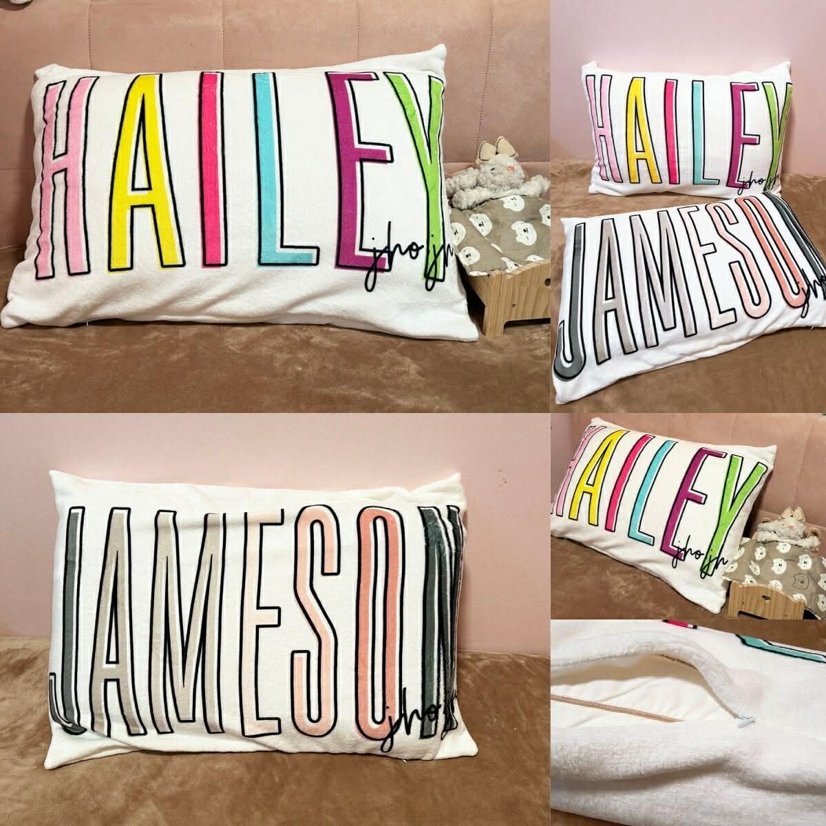 *Preorder* Personalized Name Fleece Pillow Case