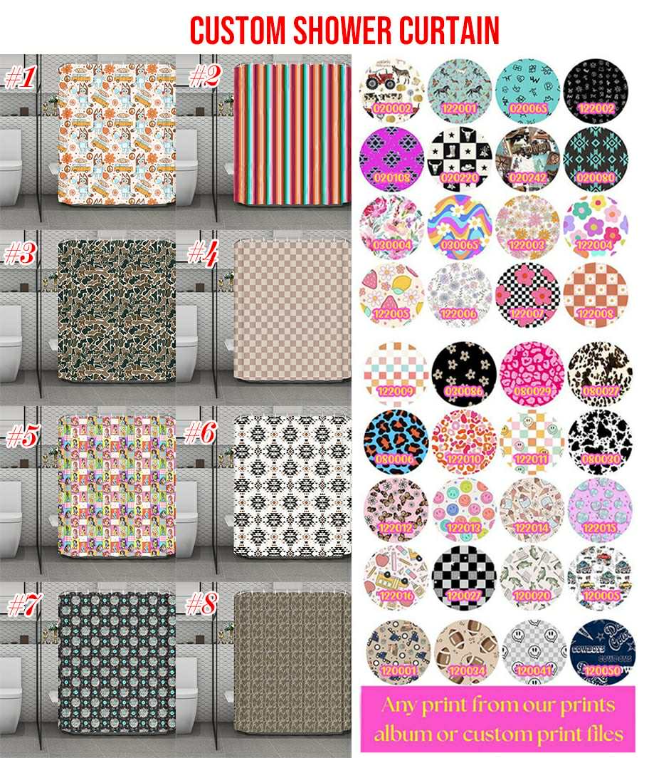 *Preorder* Custom Shower Curtain