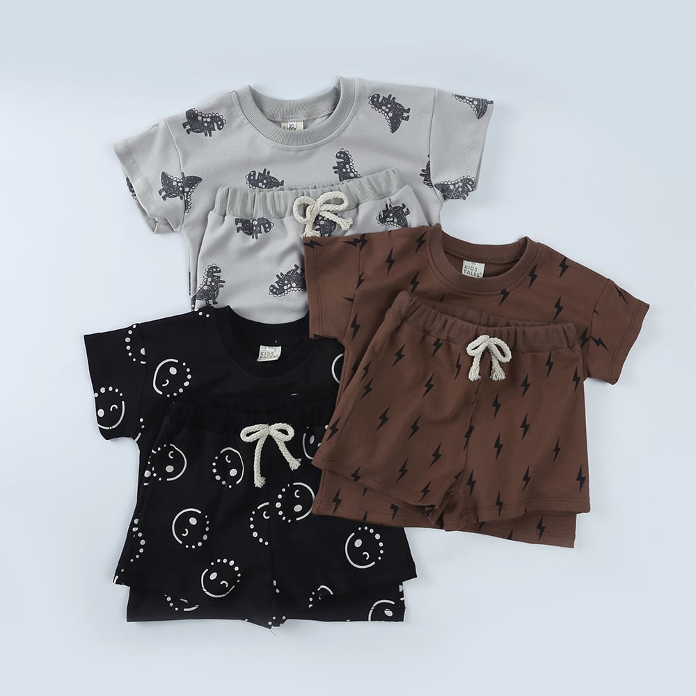 *Preorder* Kid's Cotton Tee and Shorts Set