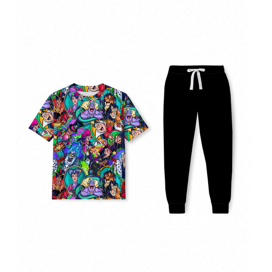 Villains After Dark Tee & Jogger Set