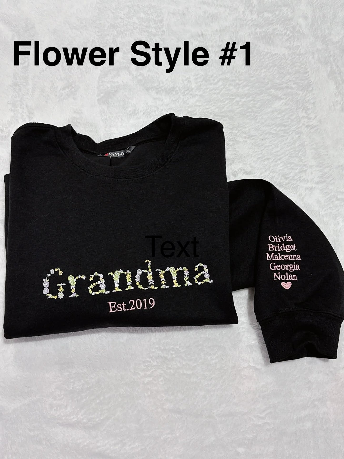 *Preorder* Mama, Grandma, Auntie Etc. Embroidered Sweater