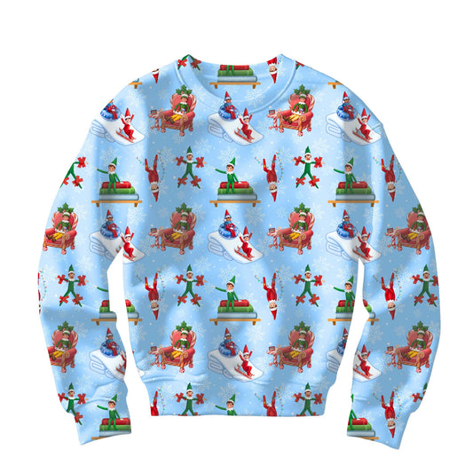 Elf Antics Kid's Crew Neck