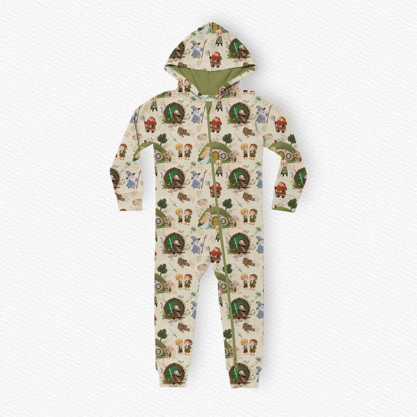 Mossy Hollow Hooded Romper